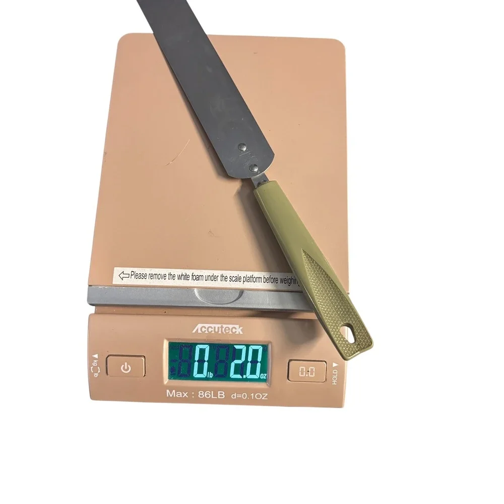 EKCO Stainless Steel Turner Spatula Olive Green Handle Kitchen Utensil‎